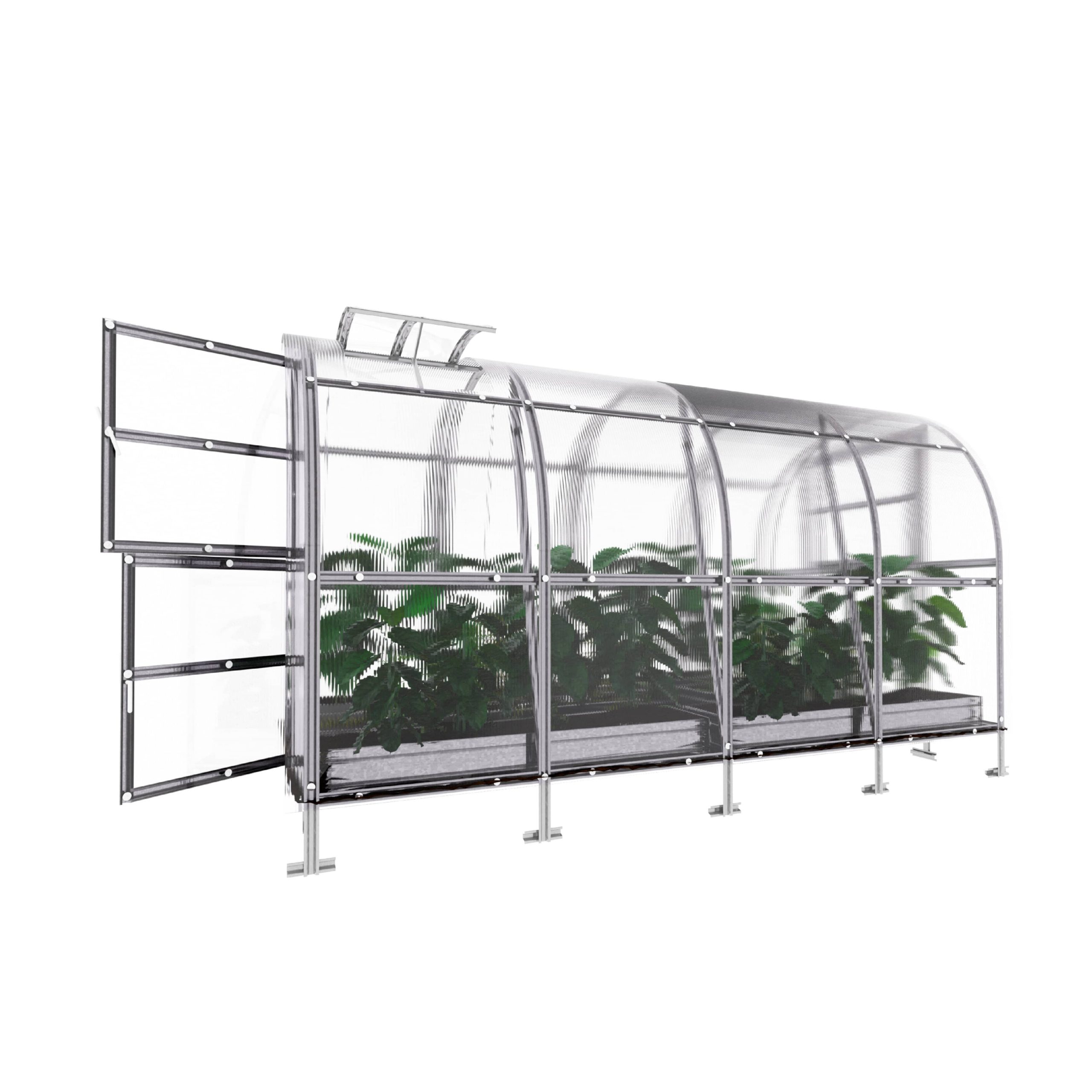 Drivhus Senja Slim - tunelldrivhus i polykarbonat - Bilde 4