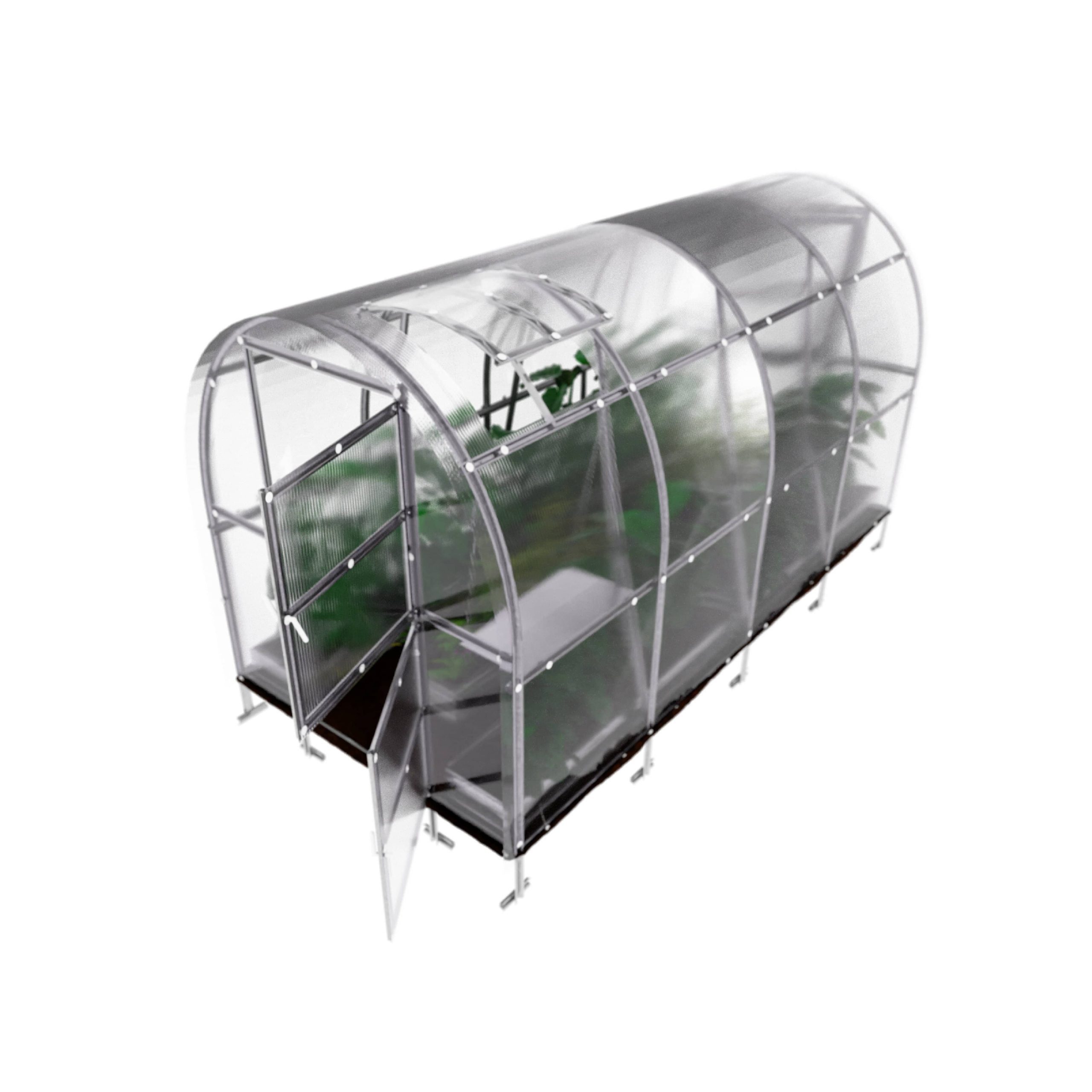 Drivhus Senja Slim - tunelldrivhus i polykarbonat - Bilde 3