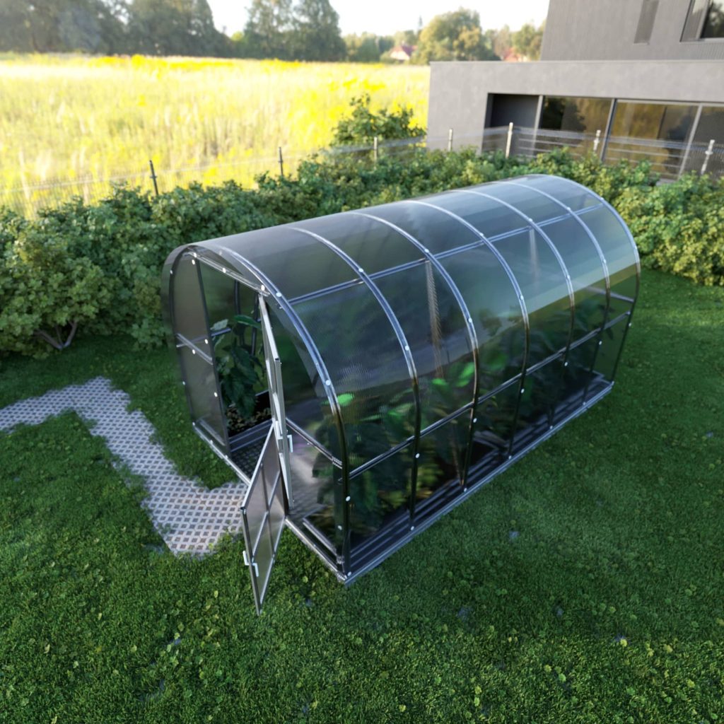 Drivhus Senja Arctic - tunelldrivhus i polykarbonat