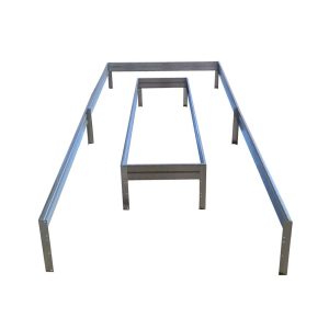 Drivhusbedkant u-form